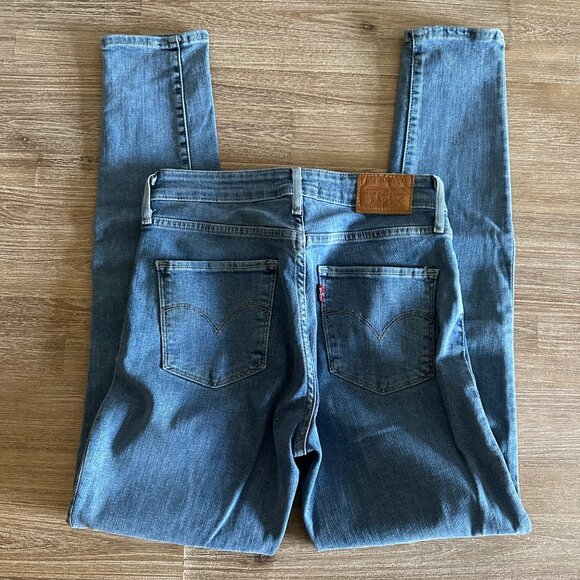 Levi's 721 High Rise Skinny Light Blue Womens Size 26 Premium - Picture 4 of 11